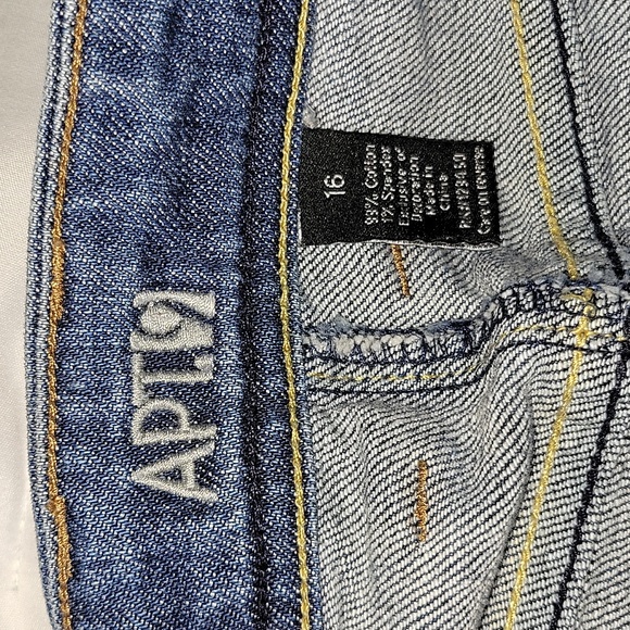 Denim mini skirt Apt9 - Picture 2 of 3